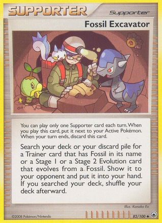 Fossil Excavator 082/100 - Uncommon