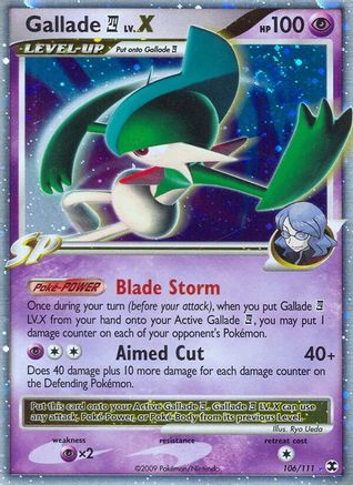 Gallade E4 Lv.X 106/111 - Ultra Rare - Holofoil