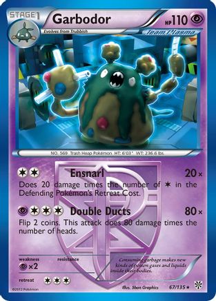 Garbodor (Team Plasma) (67) 067/135 - Rare