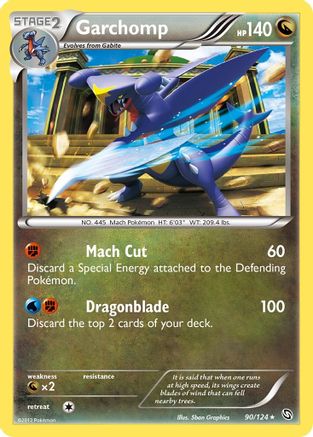 Garchomp (90) 090/124 - Holo Rare - Holofoil
