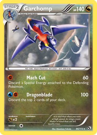 Garchomp 096/113/113 - Holo Rare - Holofoil