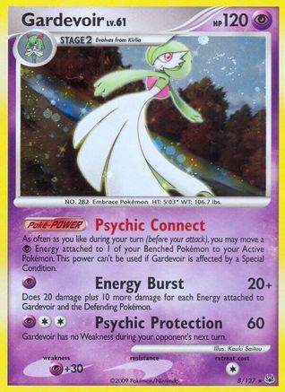 Gardevoir 008/127 - Holo Rare - Holofoil