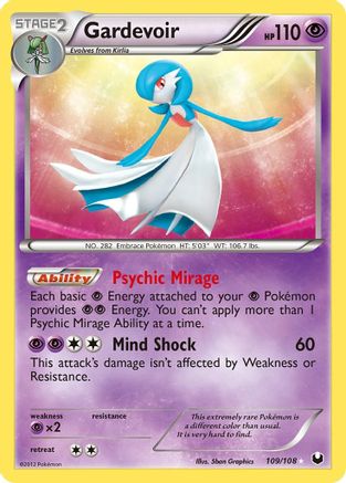 Gardevoir 109/108 - Secret Rare - Holofoil