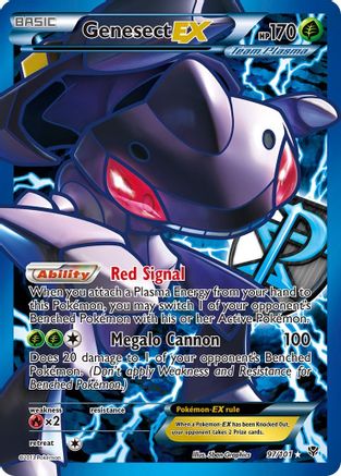 Genesect EX (Team Plasma) (97 Full Art) 097/101 - Ultra Rare - Holofoil
