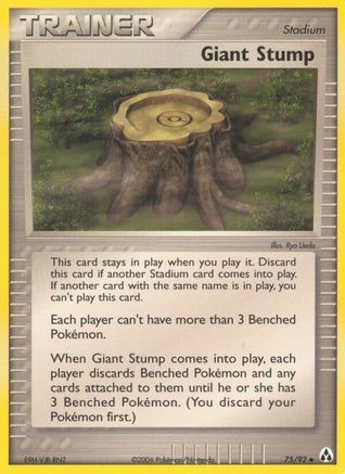 Giant Stump 075/92 - Uncommon