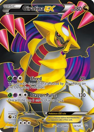 Giratina EX (124 Full Art) 124/124 - Ultra Rare - Holofoil