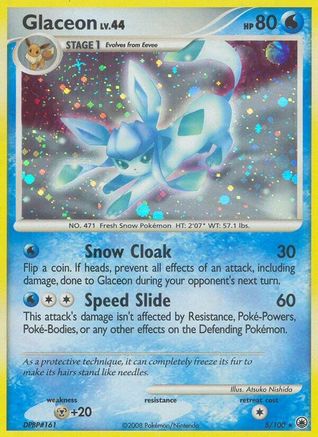 Glaceon (5) 005/100 - Holo Rare - Holofoil