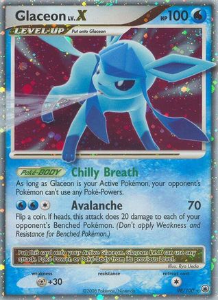 Glaceon LV.X 098/100 - Ultra Rare - Holofoil
