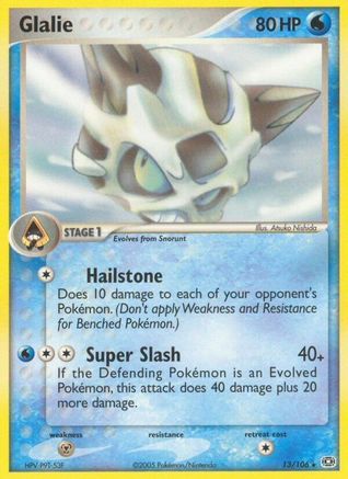 Glalie 013/106 - Rare