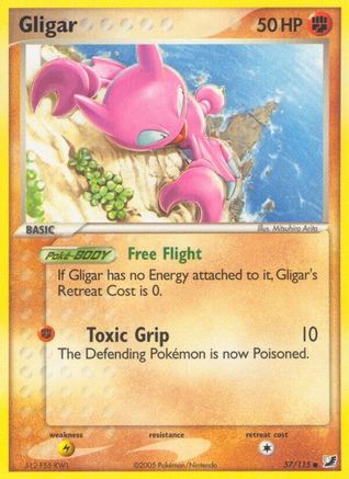 Gligar 057/115/115 - Common - Reverse Holofoil