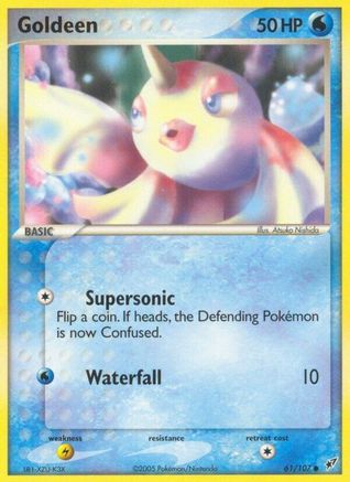 Goldeen 061/107/107 - Common - Reverse Holofoil