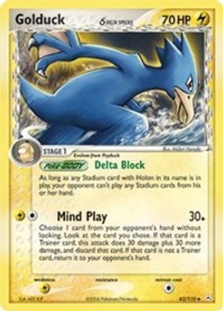 Golduck (Delta Species) 043/110 - Uncommon
