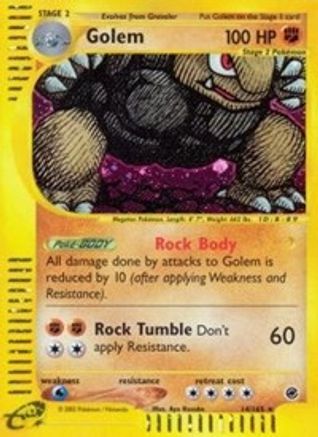 Golem (14) 014/165 - Holo Rare - Holofoil