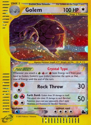 Golem 148/144 - Secret Rare - Holofoil