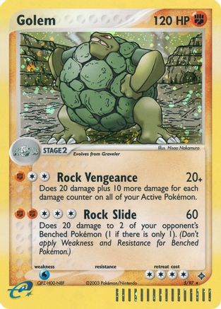 Golem 005/97 - Holo Rare - Holofoil