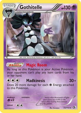 Gothitelle 072/113/113 - Holo Rare - Holofoil