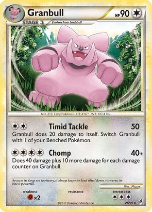 Granbull 026/95 - Rare