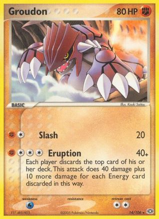 Groudon 014/106/106 - Rare