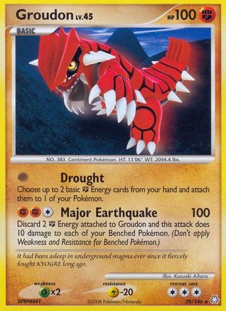 Groudon 029/146 - Rare