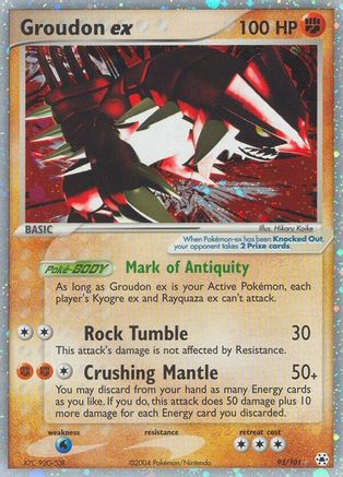 Groudon ex 093/101 - Ultra Rare - Holofoil