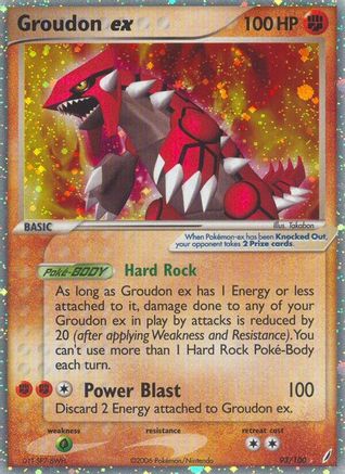 Groudon ex 093/100/100 - Ultra Rare - Holofoil