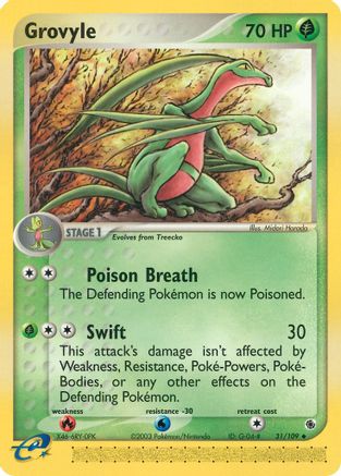 Grovyle 031/109/109 - Uncommon