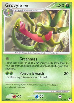Grovyle 040/106 - Uncommon