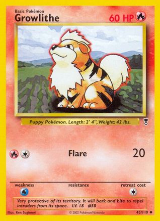 Growlithe 045/110/110 - Uncommon
