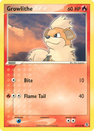 Growlithe 064/112/112 - Common