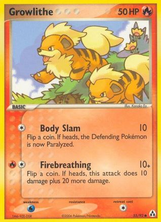 Growlithe 055/92/92 - Common