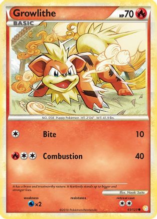 Growlithe 065/123/123 - Common
