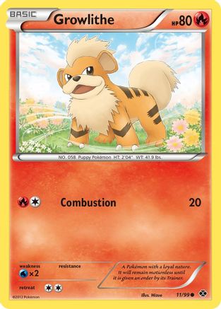Growlithe (11) 011/99/99 - Common