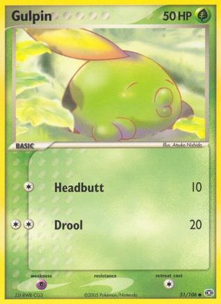 Gulpin 051/106 - Common - Reverse Holofoil