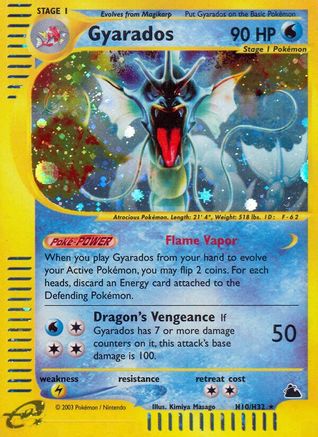 Gyarados (H10) H10/144 - Holo Rare - Holofoil