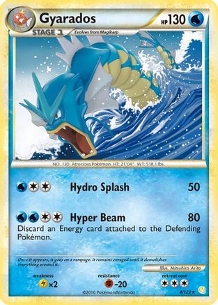 Gyarados 004/123 - Holo Rare - Holofoil