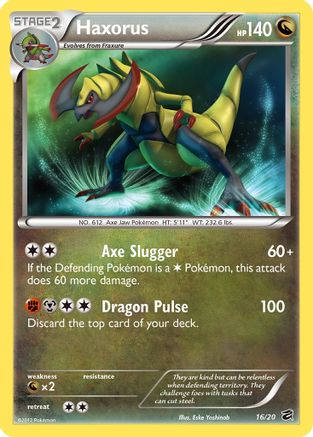 Haxorus 016/20 - Holo Rare - Holofoil