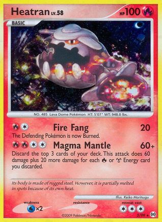 Heatran 003/99 - Holo Rare - Holofoil