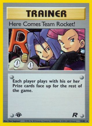 Here Comes Team Rocket! (15) 015/82/82 - Holo Rare - Holofoil