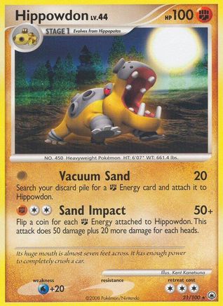 Hippowdon 021/100 - Rare