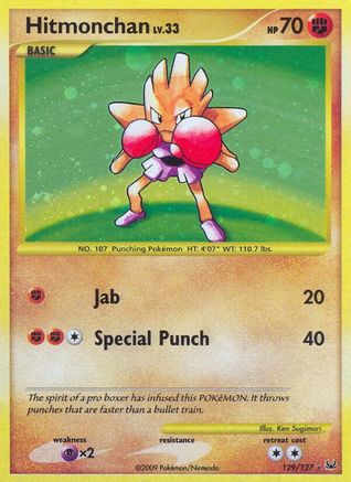 Hitmonchan 129/127 - Secret Rare - Holofoil