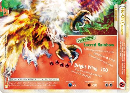 Ho-Oh Legend (Bottom) 112/123 - Ultra Rare - Holofoil