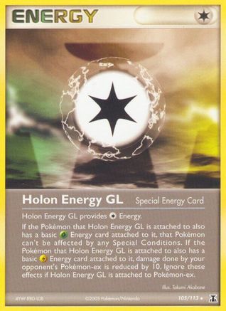 Holon Energy GL 105/113 - Rare - Reverse Holofoil