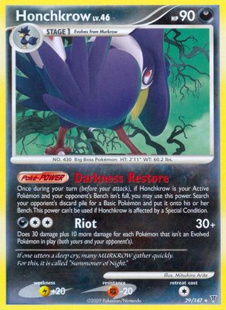 Honchkrow 029/147 - Rare