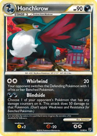 Honchkrow (15) 015/90 - Rare