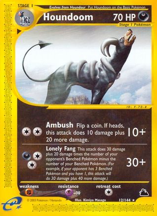 Houndoom (12) 012/144 - Rare