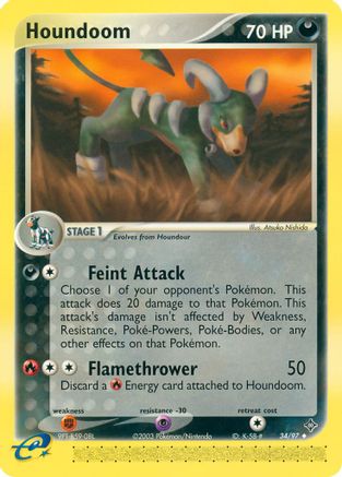 Houndoom 034/97/97 - Uncommon