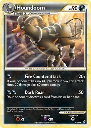Houndoom 010/95 - Holo Rare - Holofoil
