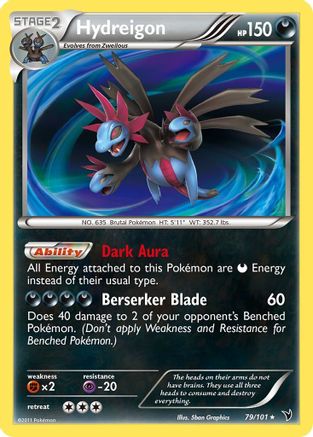 Hydreigon 079/101 - Holo Rare - Holofoil