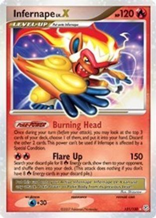Infernape LV.X 121/130 - Ultra Rare - Holofoil