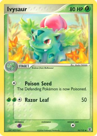 Ivysaur 035/112/112 - Uncommon